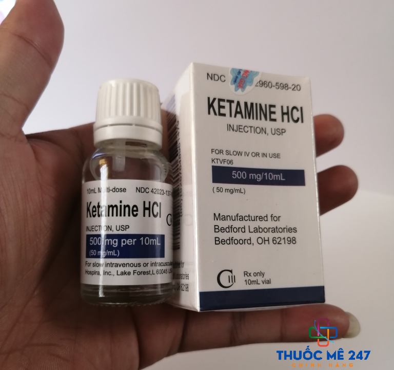 Thuốc mê Ketamin HCL dạng nước