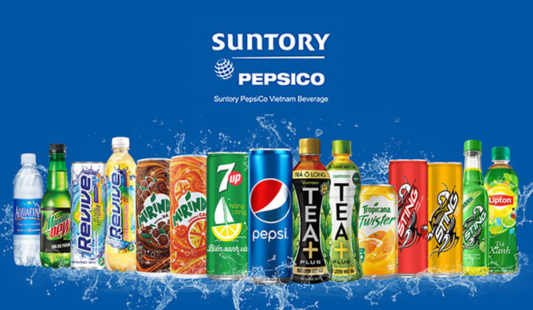 Top 10 sản phẩm bán chạy nhất của nhà Suntory Pepsico